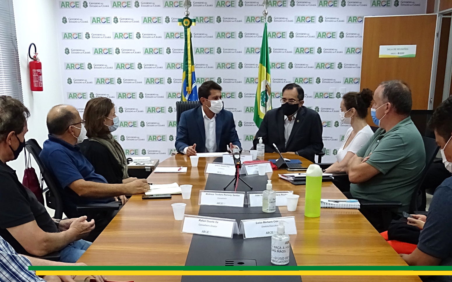Arce e Agência Francesa discutem regulação de consórcio no Cariri